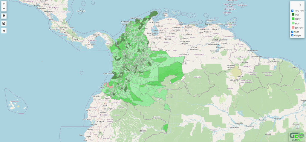 Estado de los Planes de Ordenamiento Territorial