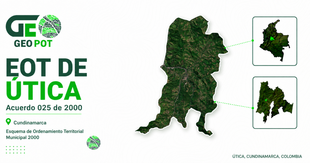 EOT de Útica 2000 y mapa del municipio de Útica, Cundinamarca