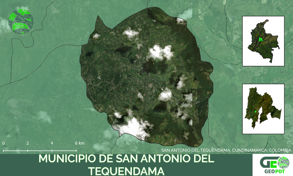 Mapa del municipio de San Antonio Del Tequendama, Cundinamarca