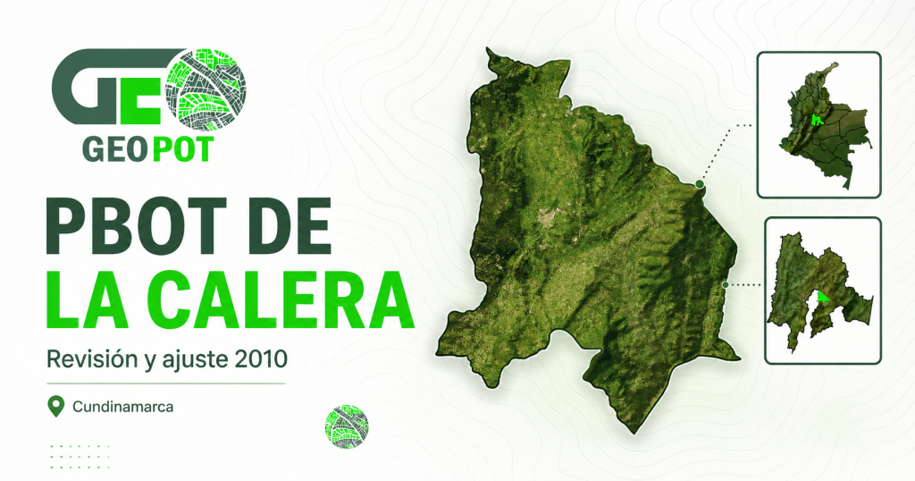 PBOT de La Calera 2010 y cartografía de ordenamiento territorial