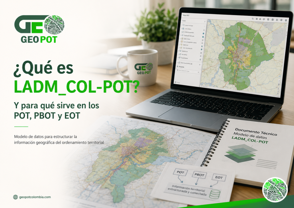 LADM_COL-POT aplicado a la información geográfica de POT, PBOT y EOT